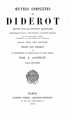 Couverture de Diderot - Oeuvres 02